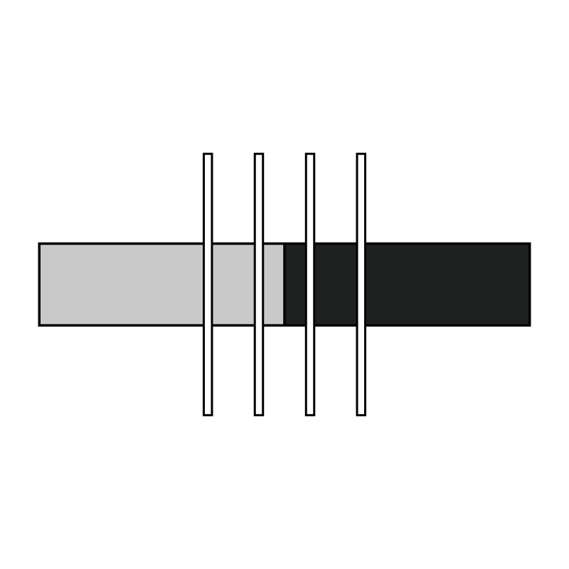 Symbol: Butt seaming