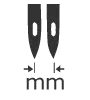 Needle distance